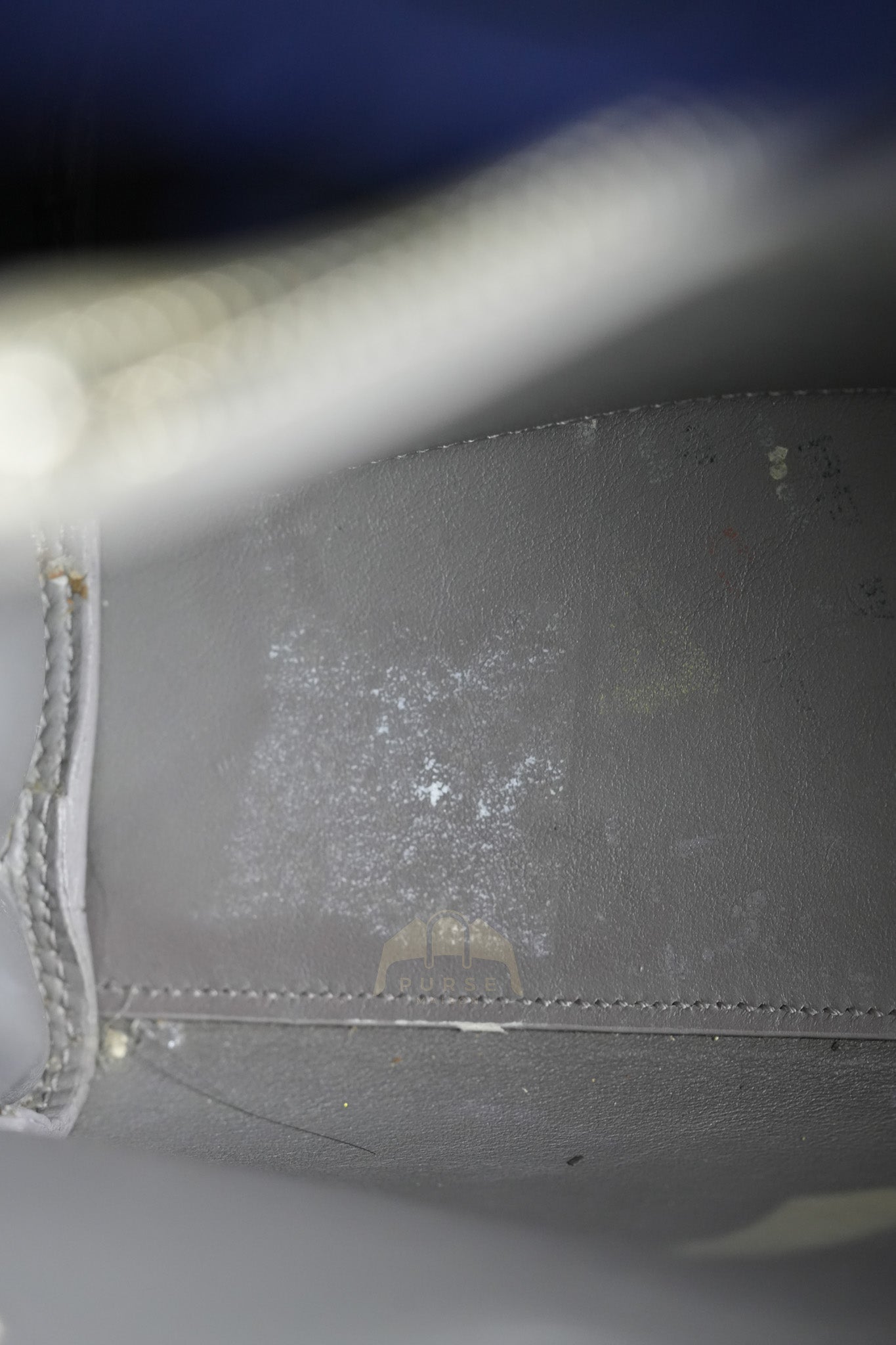 Sac De Jour Small in Gray Grained Calfskin Leather Shoulder Bag | Purse Maison Luxury Bags Shop