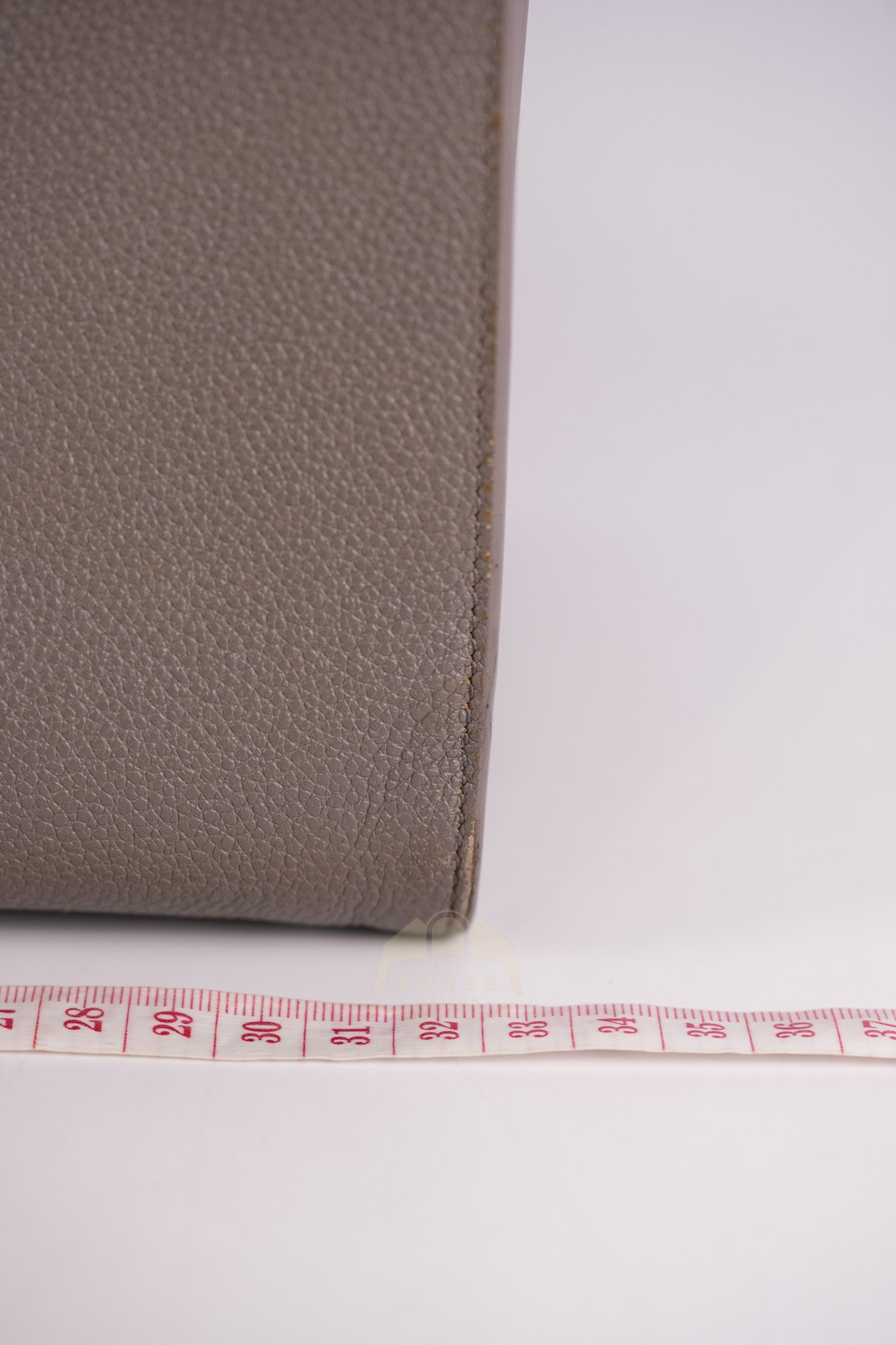 Sac De Jour Small in Gray Grained Calfskin Leather Shoulder Bag | Purse Maison Luxury Bags Shop