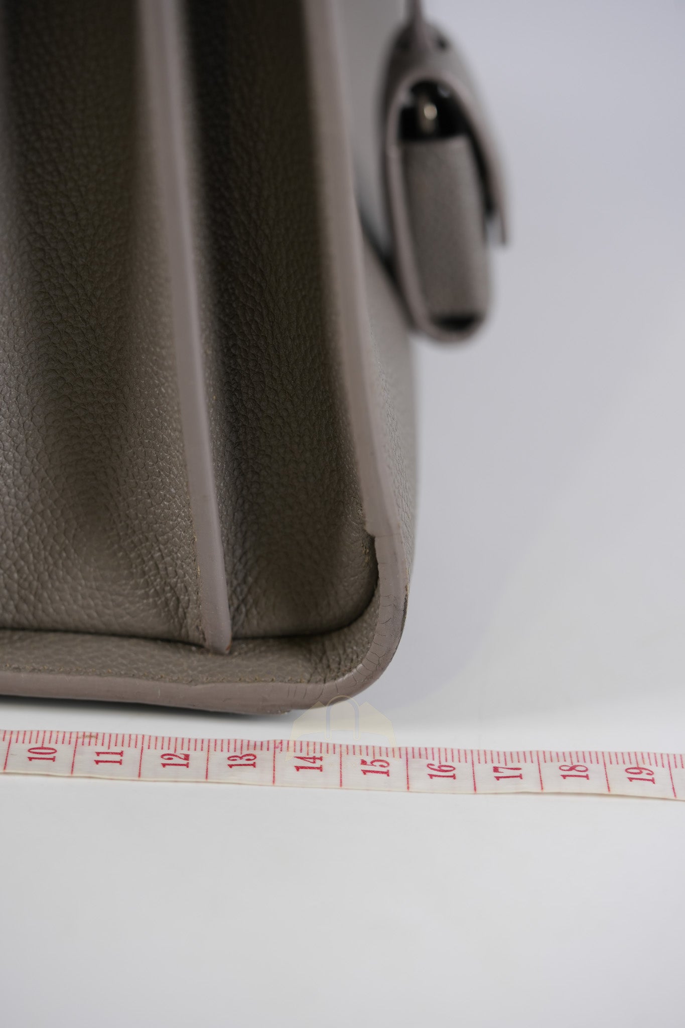 Sac De Jour Small in Gray Grained Calfskin Leather Shoulder Bag | Purse Maison Luxury Bags Shop