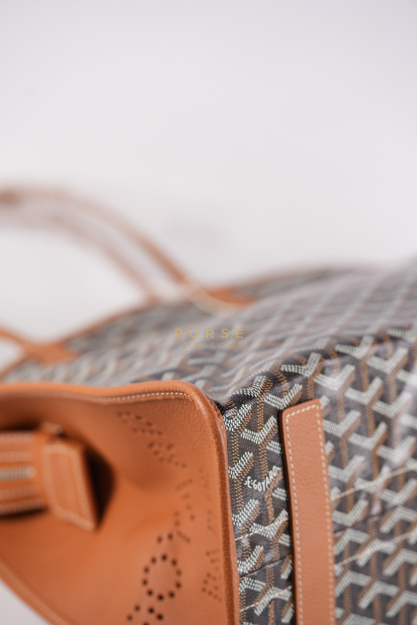 Sac Hardy PM 2 Noir Et Naturel/Tan Goyardine Canvas | Purse Maison Luxury Bags Shop