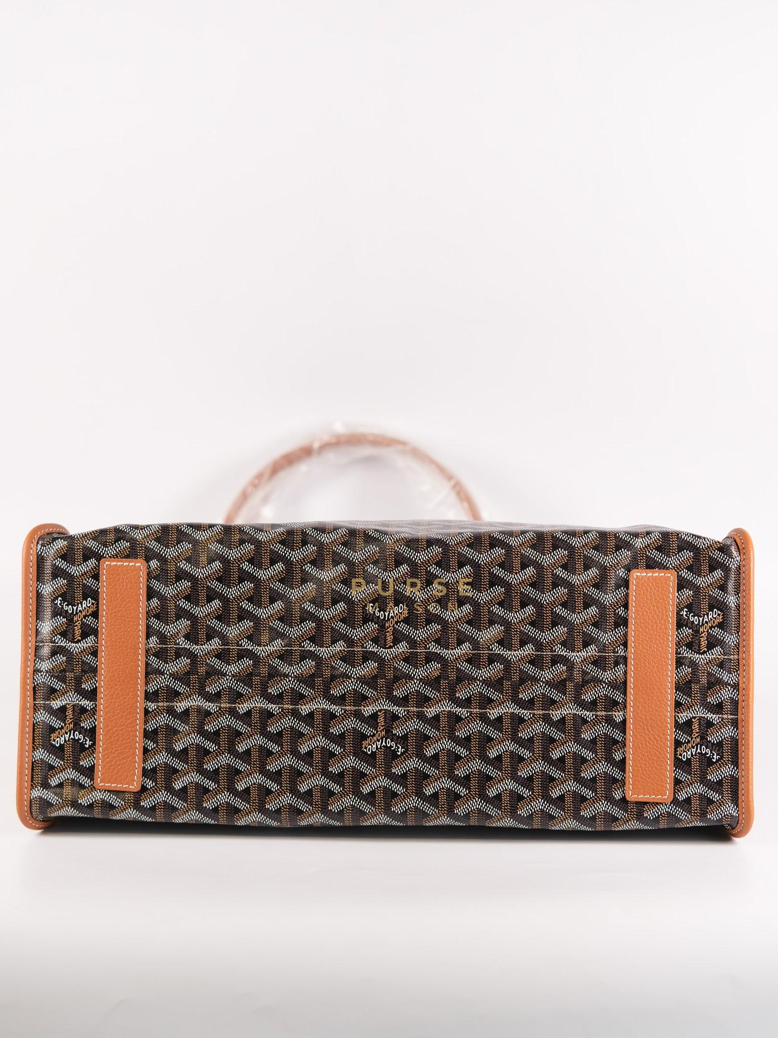 Sac Hardy PM 2 Noir Et Naturel/Tan Goyardine Canvas | Purse Maison Luxury Bags Shop