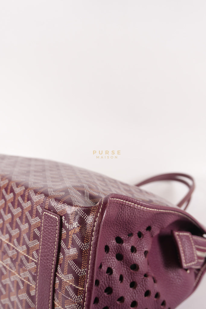 Sac Hardy PM in Burgundy Goyardine Canvas Tote Bag | Purse Maison Luxury Bags Shop
