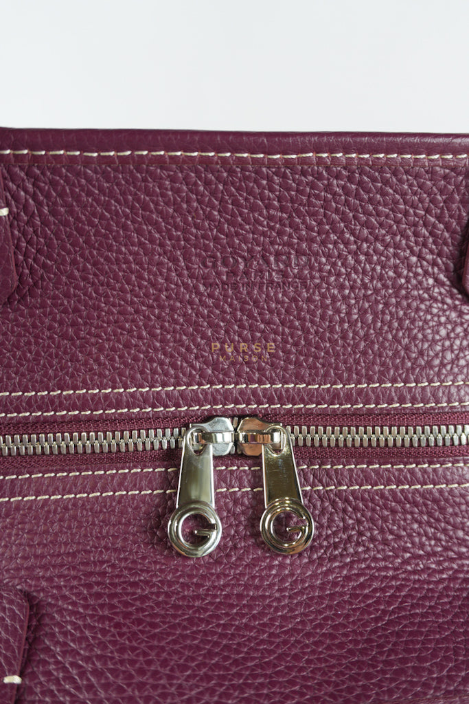 Sac Hardy PM in Burgundy Goyardine Canvas Tote Bag | Purse Maison Luxury Bags Shop