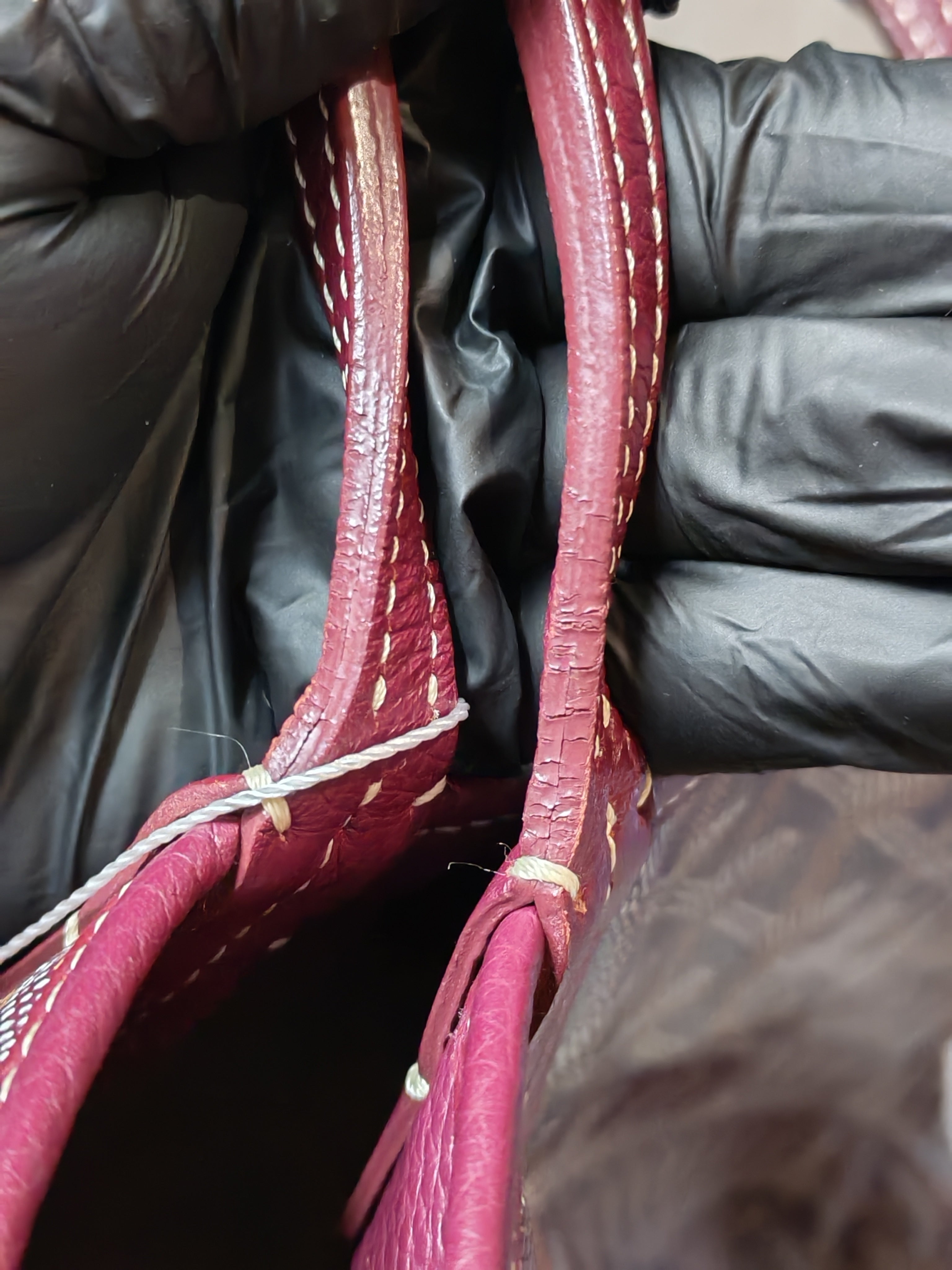 Sac Hardy PM in Burgundy Goyardine Canvas Tote Bag | Purse Maison Luxury Bags Shop