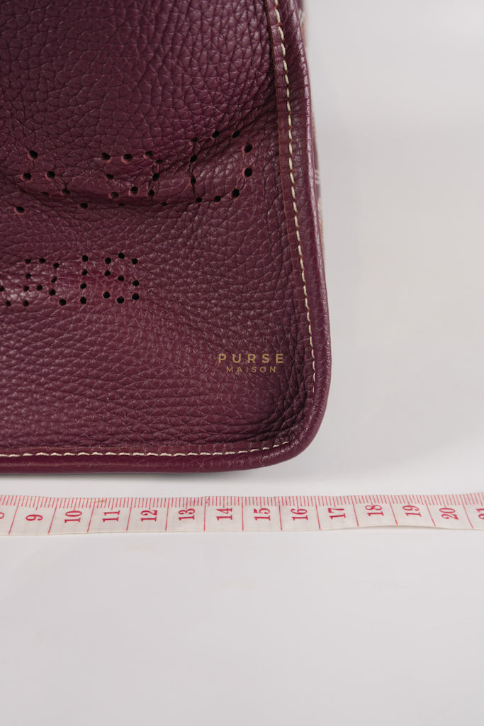 Sac Hardy PM in Burgundy Goyardine Canvas Tote Bag | Purse Maison Luxury Bags Shop