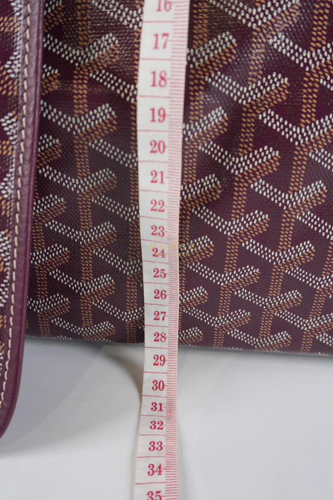 Sac Hardy PM in Burgundy Goyardine Canvas Tote Bag | Purse Maison Luxury Bags Shop