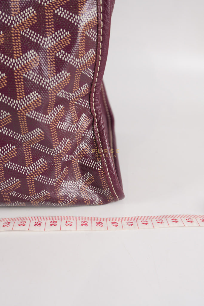 Sac Hardy PM in Burgundy Goyardine Canvas Tote Bag | Purse Maison Luxury Bags Shop
