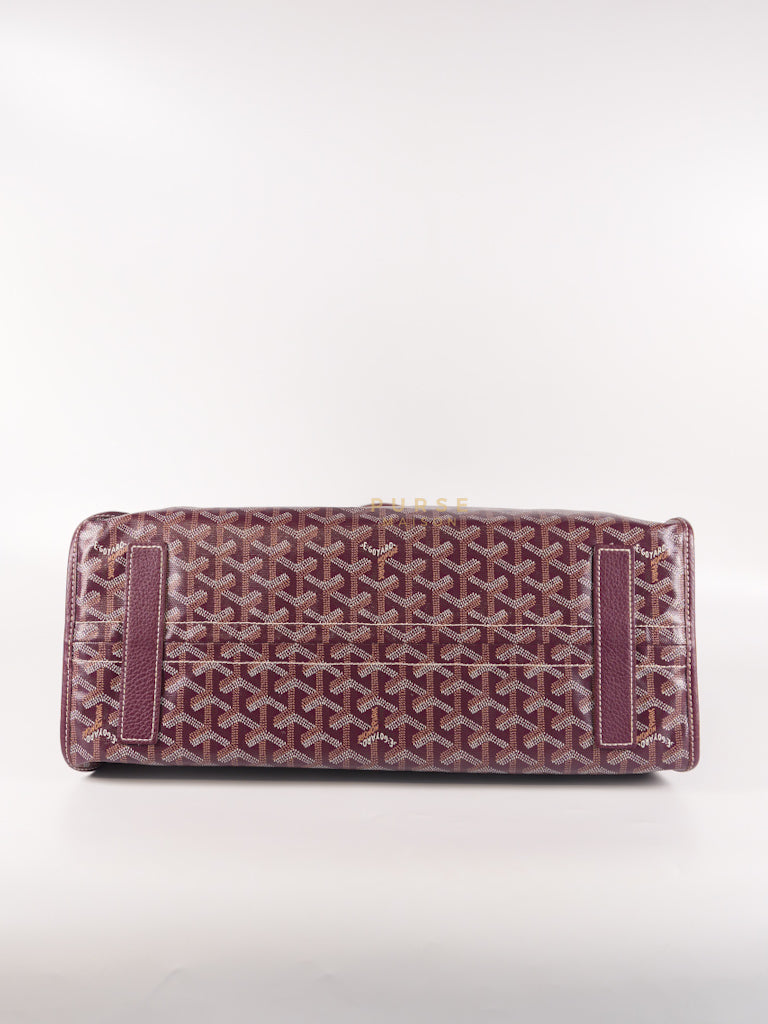 Sac Hardy PM in Burgundy Goyardine Canvas Tote Bag | Purse Maison Luxury Bags Shop