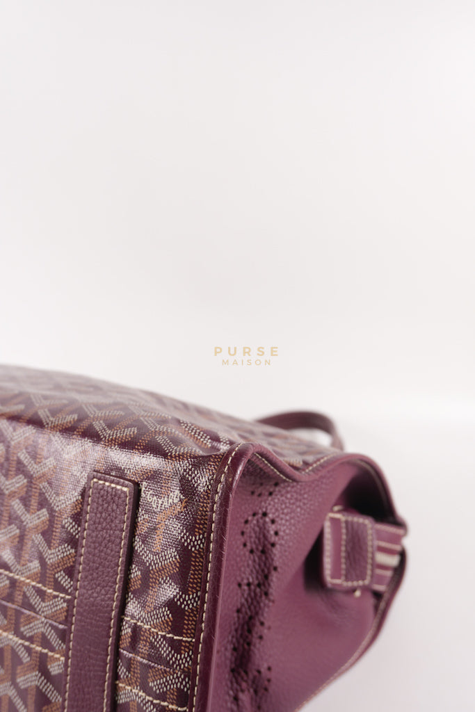 Sac Hardy PM in Burgundy Goyardine Canvas Tote Bag | Purse Maison Luxury Bags Shop