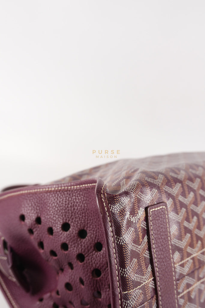 Sac Hardy PM in Burgundy Goyardine Canvas Tote Bag | Purse Maison Luxury Bags Shop