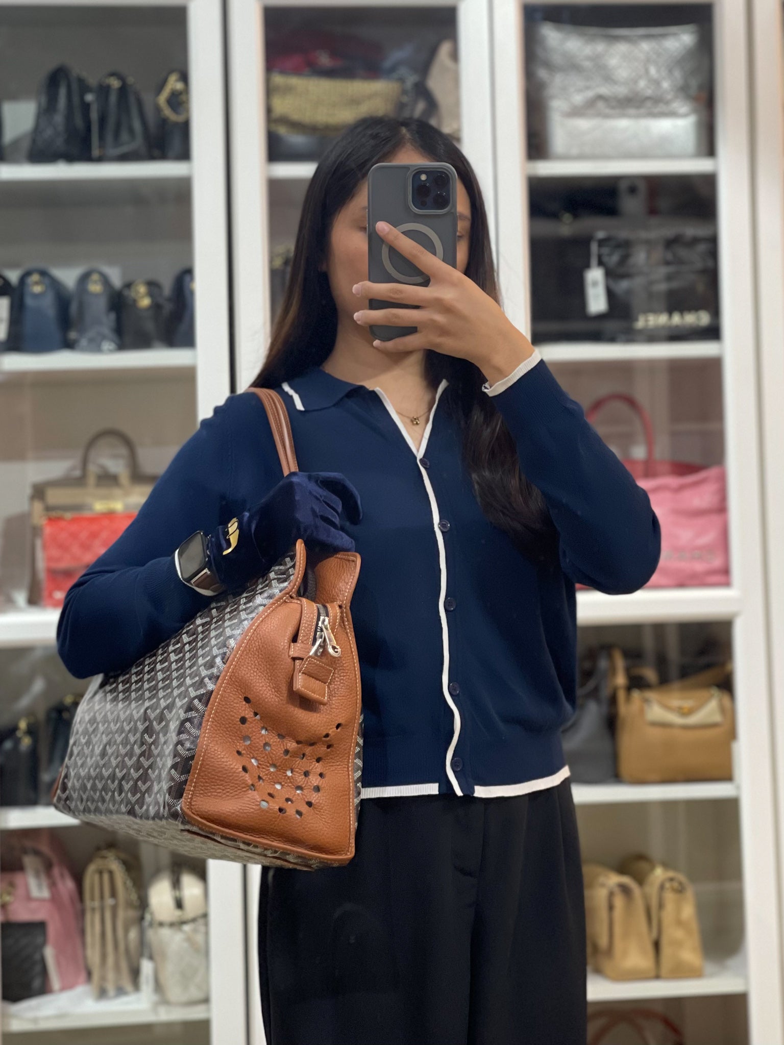 Sac Hardy PM in Tan Goyardine Canvas Tote Bag | Purse Maison Luxury Bags Shop