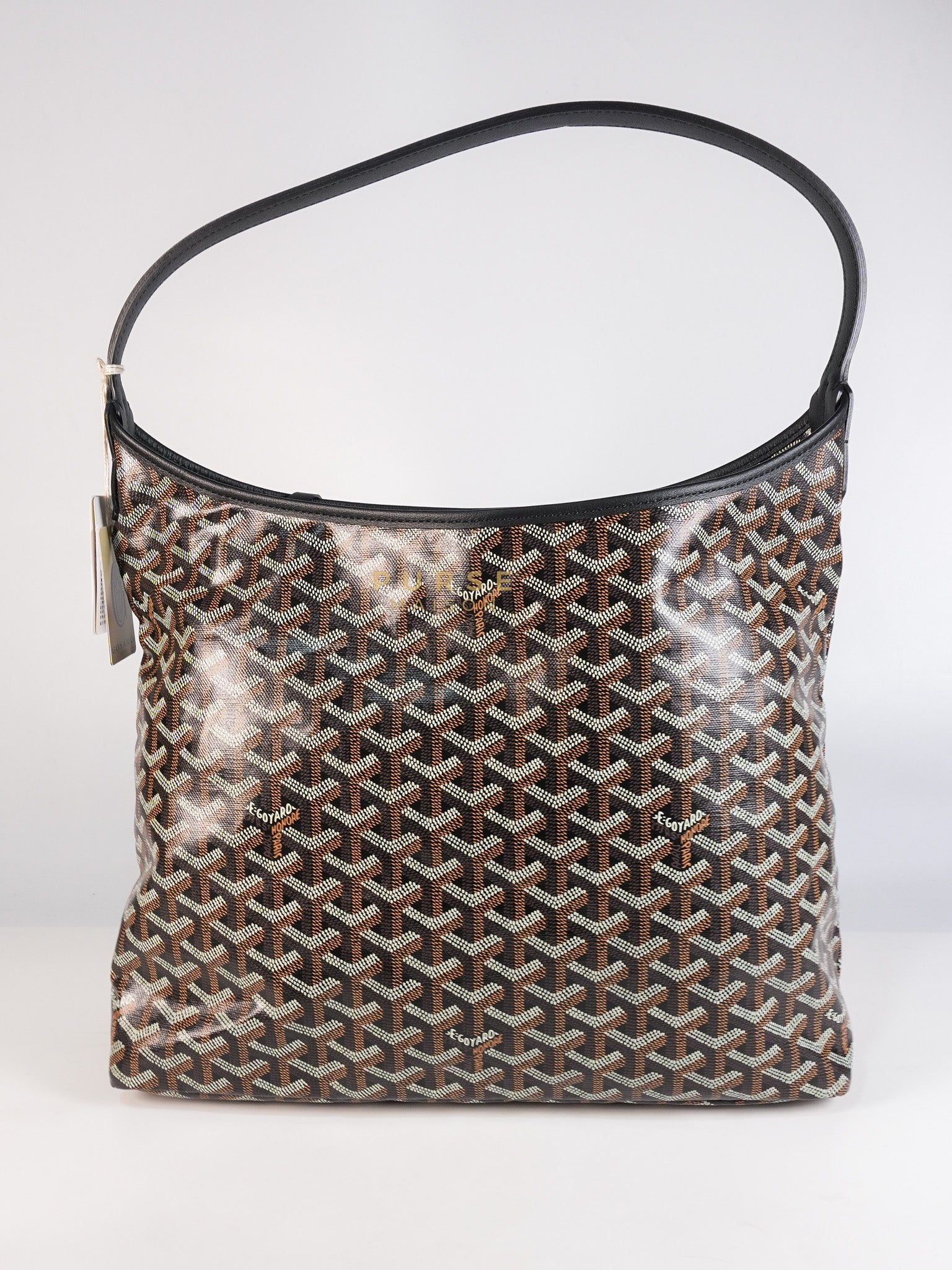 Sac Hobo Boheme PM Tote Bag in Black Goyardine Canvas | Purse Maison Luxury Bags Shop