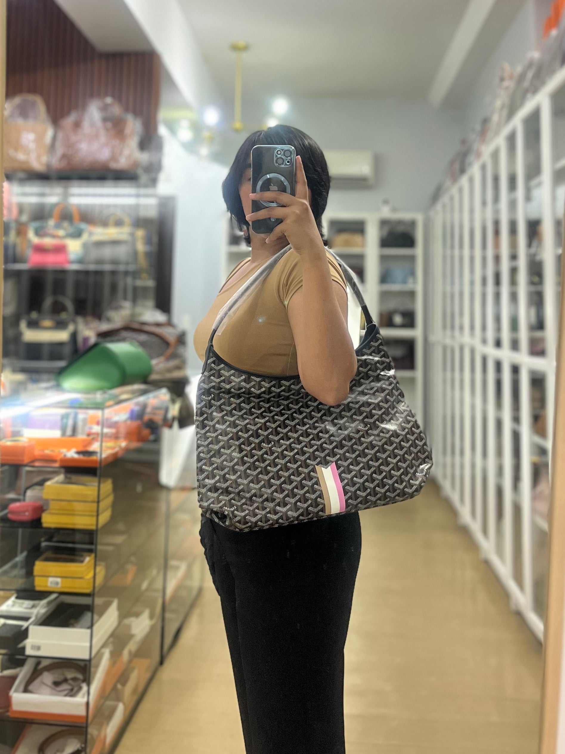 Sac Hobo Boheme PM Tote Bag in Black | Purse Maison Luxury Bags Shop