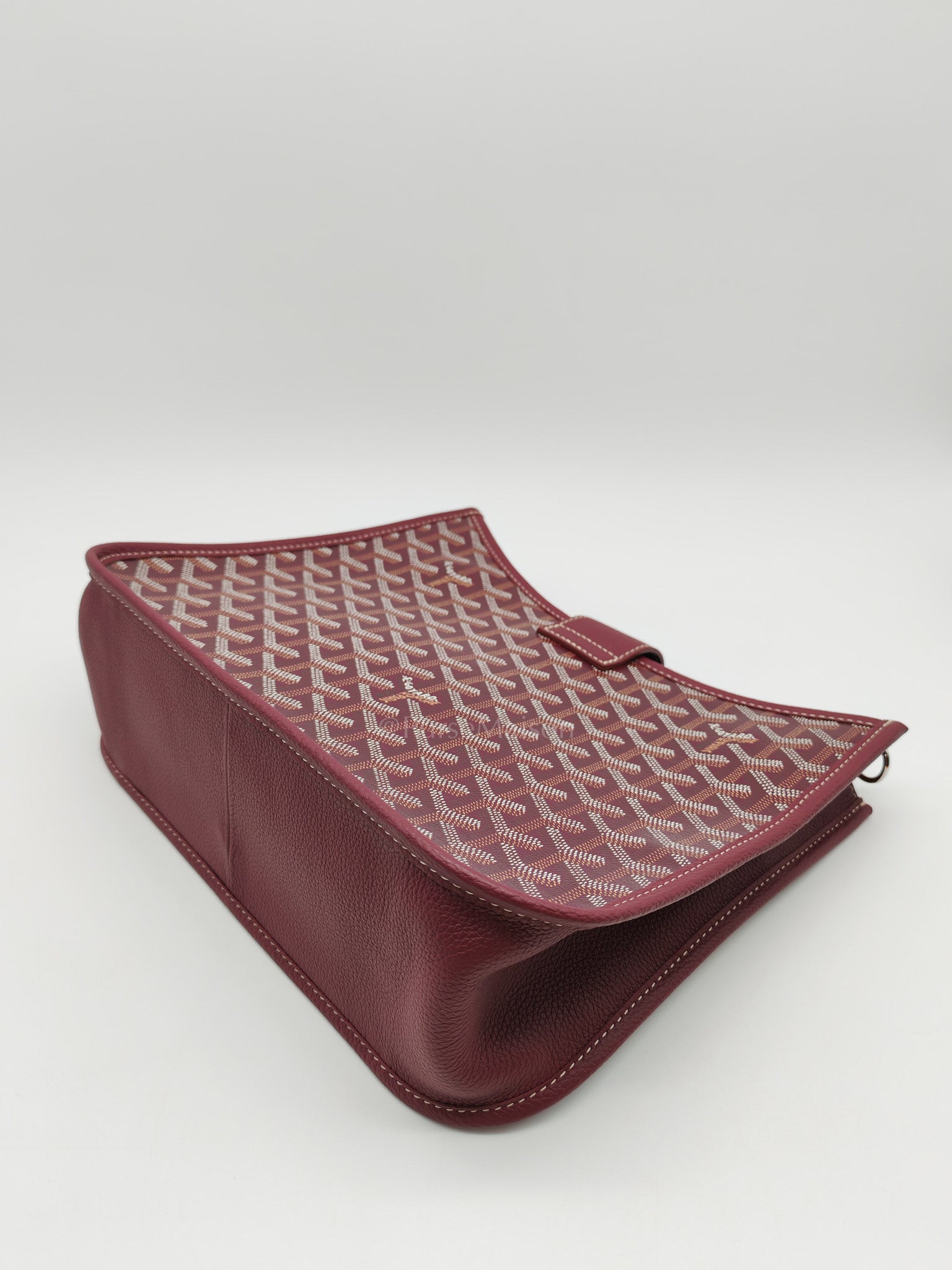 Sac Musette Crossbody Bag PM in Burgundy Goyardine Canvas | Purse Maison Luxury Bags Shop