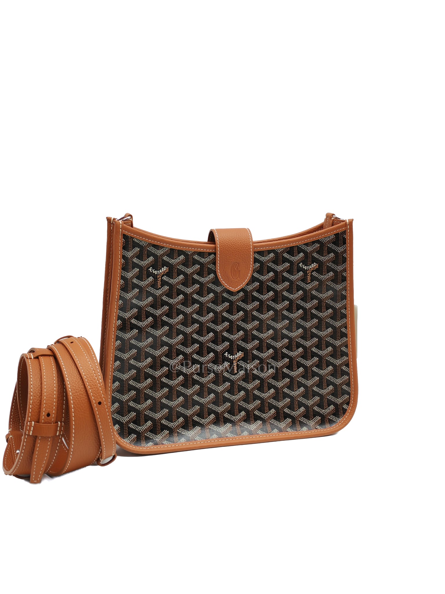 Sac Musette PM in Tan Goyardine Canvas Shoulder Bag | Purse Maison Luxury Bags Shop