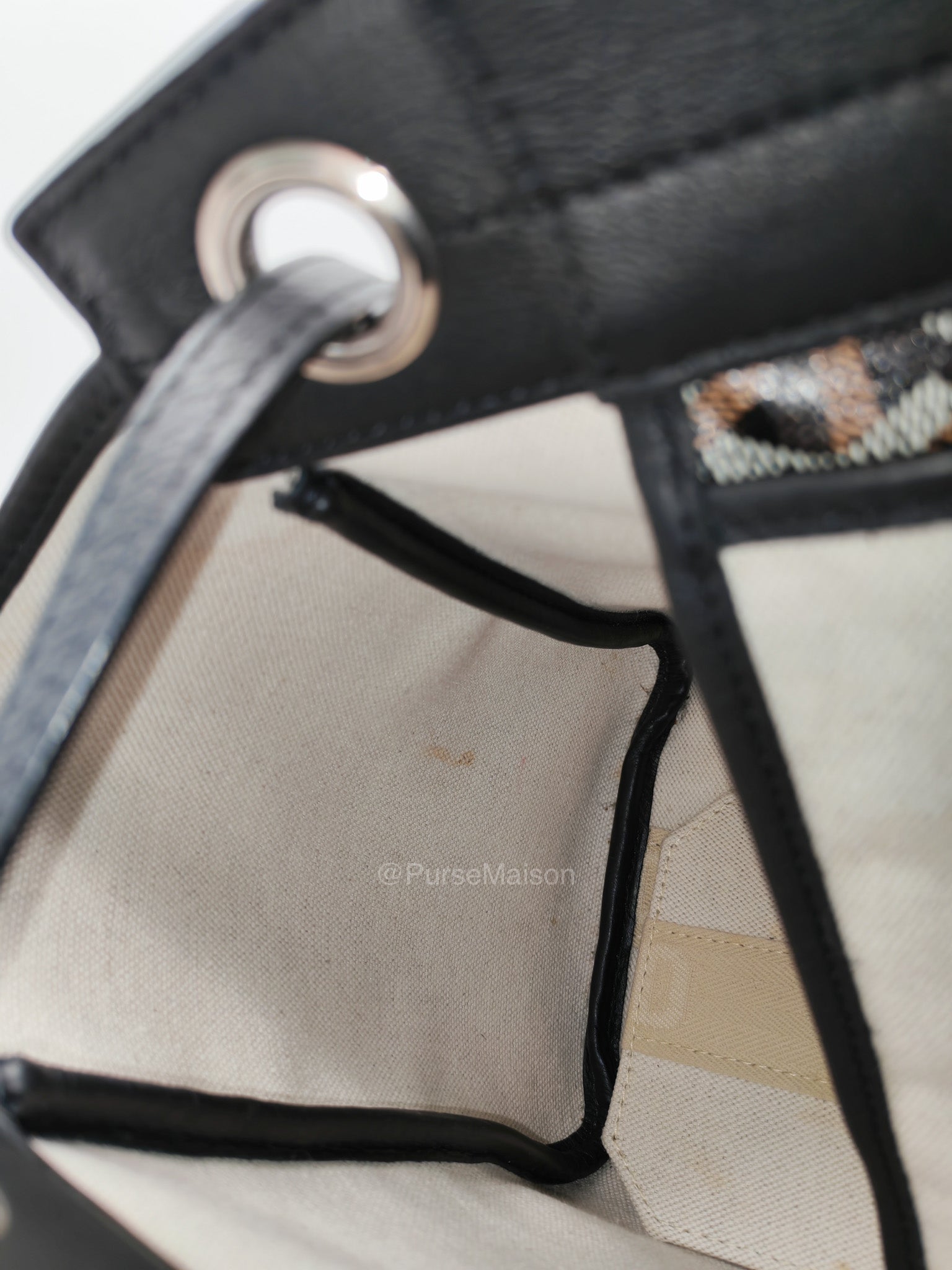 Sac Rouette Souple PM in Black Goyardine Canvas | Purse Maison Luxury Bags Shop