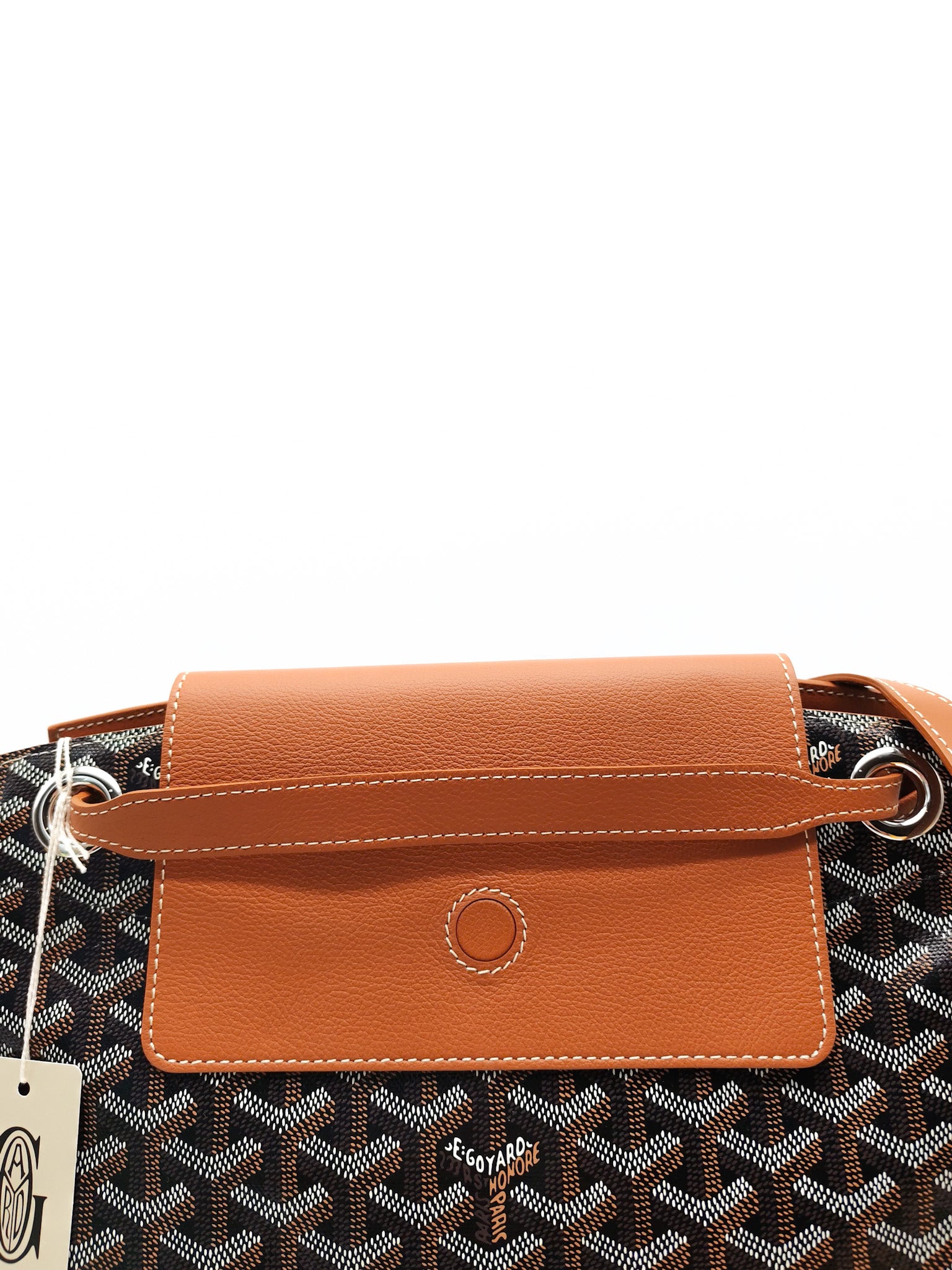 Sac Rouette Souple PM in Noir Et Naturel Goyardine Canvas Tote Bag | Purse Maison Luxury Bags Shop