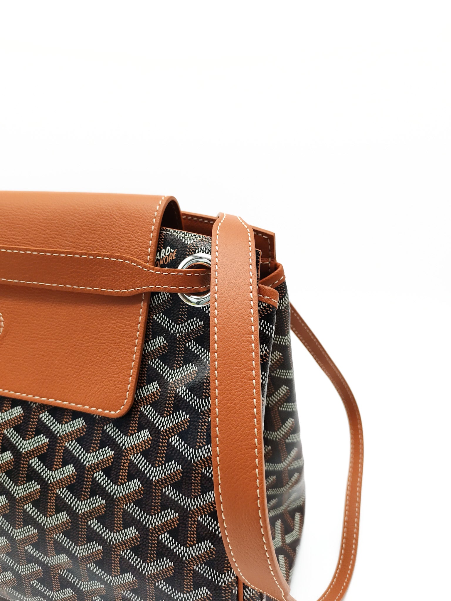 Sac Rouette Souple PM in Noir Et Naturel Goyardine Canvas Tote Bag | Purse Maison Luxury Bags Shop