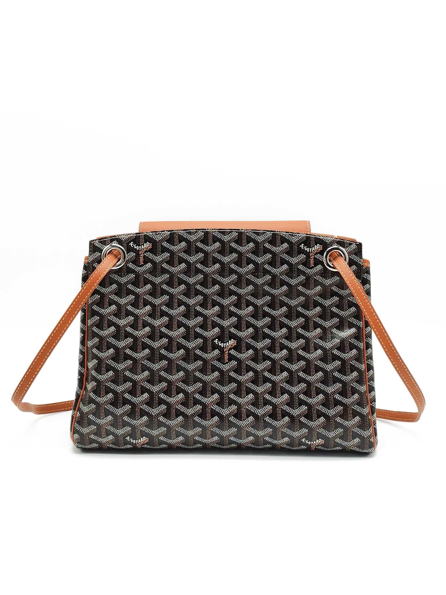 Sac Rouette Souple PM in Noir Et Naturel Goyardine Canvas Tote Bag | Purse Maison Luxury Bags Shop