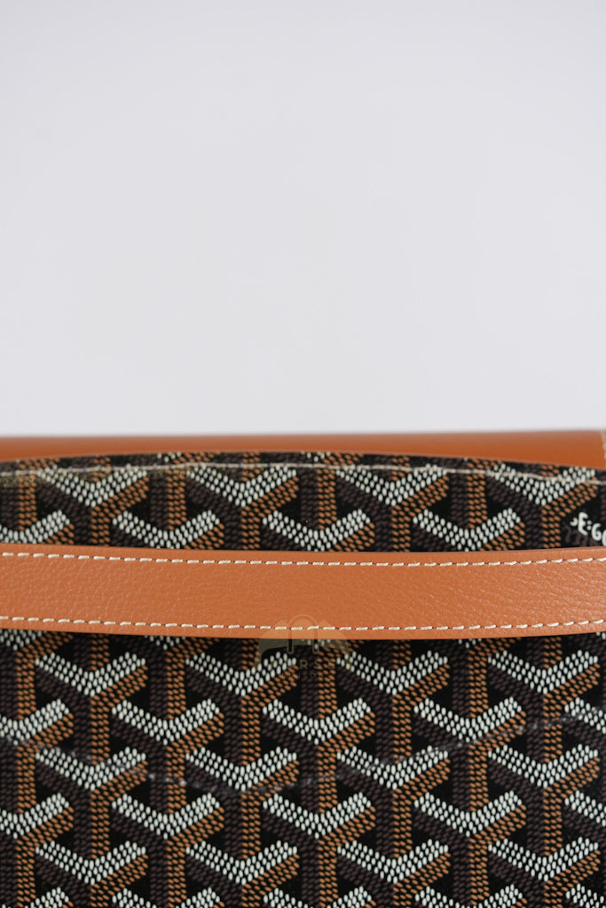 Sac Rouette Souple PM in Noir Et Naturel/Tan | Purse Maison Luxury Bags Shop