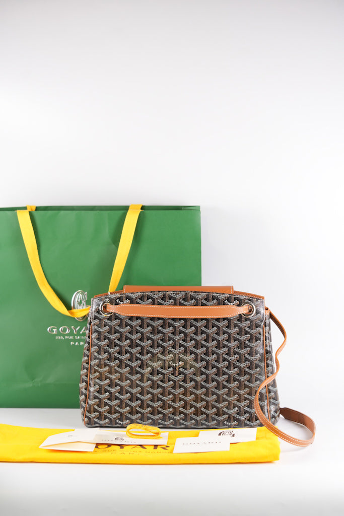 Sac Rouette Souple PM in Noir Et Naturel/Tan | Purse Maison Luxury Bags Shop