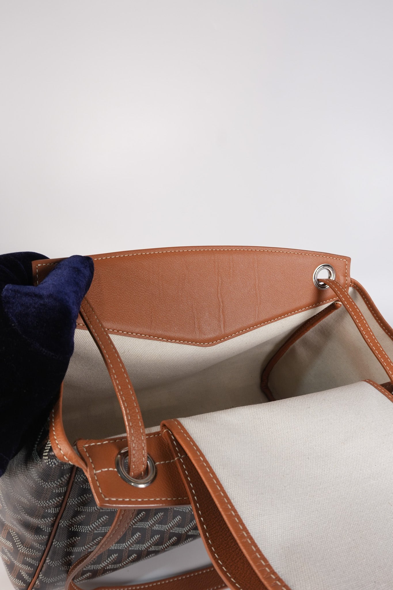 Sac Rouette Souple PM in Noir Et Naturel/Tan | Purse Maison Luxury Bags Shop