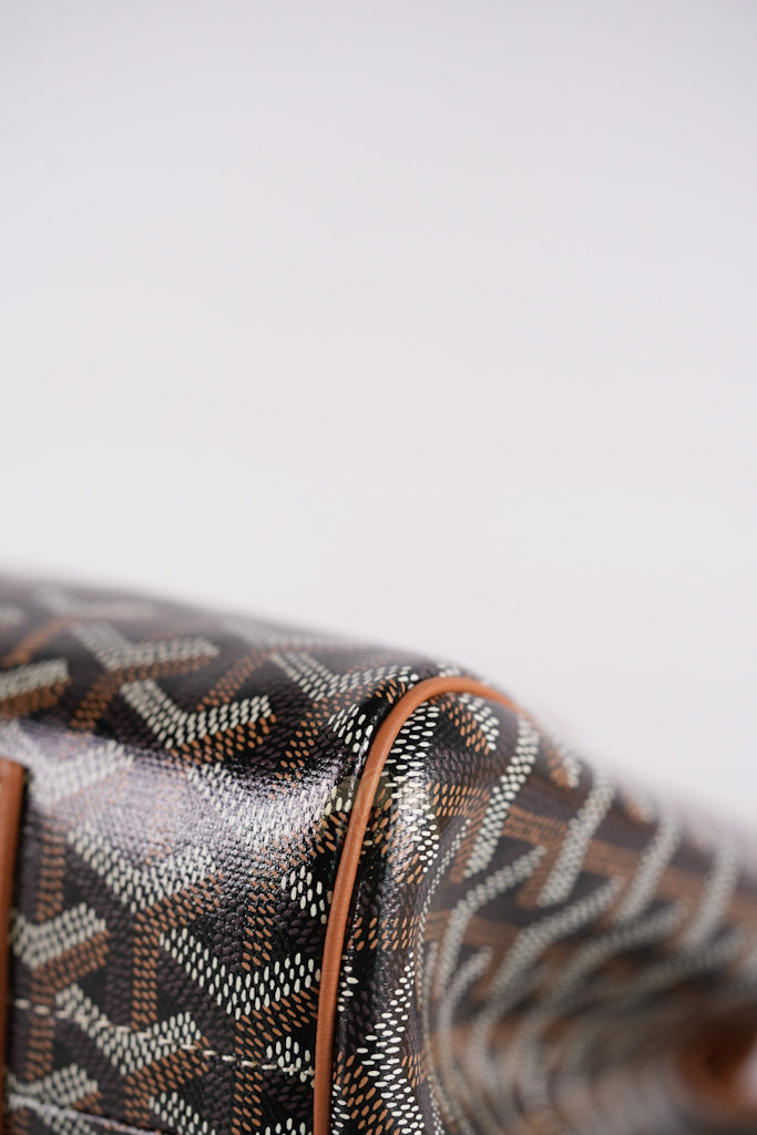 Sac Rouette Souple PM in Noir Et Naturel/Tan | Purse Maison Luxury Bags Shop