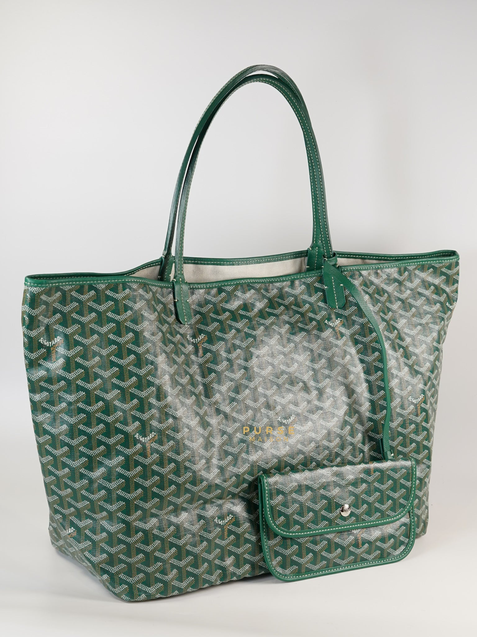 Sac Saint Louis GM Vert (Green) | Purse Maison Luxury Bags Shop