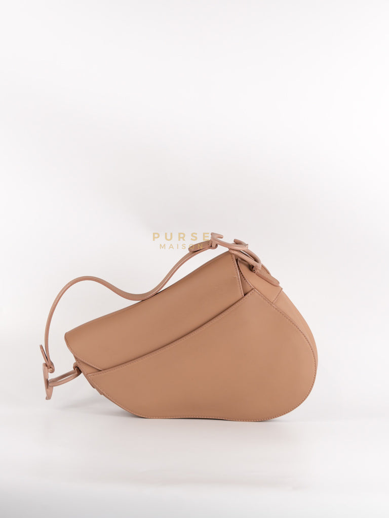 Saddle Bag Medium in Malta Beige | Purse Maison Luxury Bags Shop