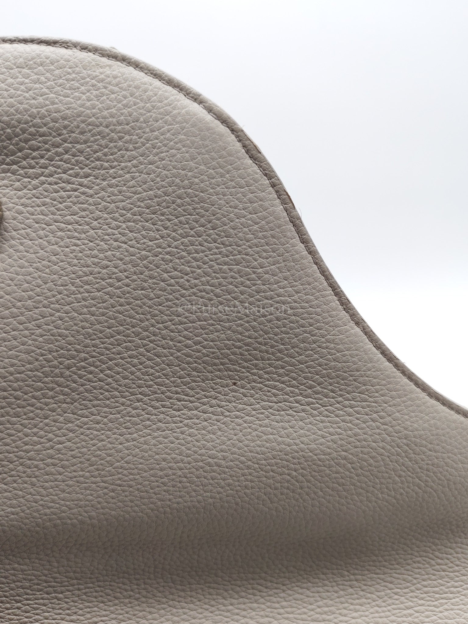 Saddle Clutch Bag in Cream Oblique Canvas Two Way Bag | Purse Maison Luxury Bags Shop