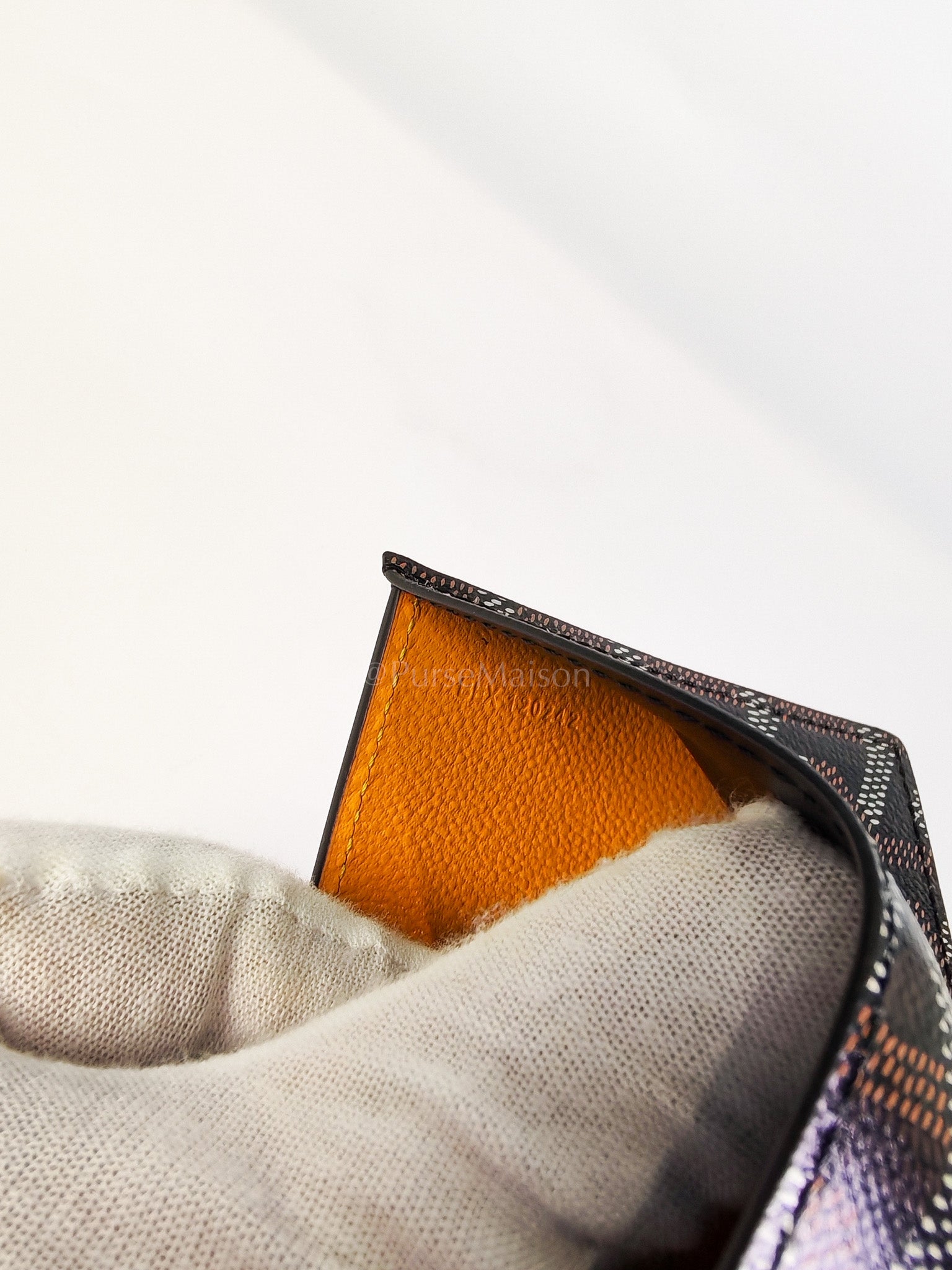 Saint Florentin Wallet in Noir/Black Goyardine Canvas | Purse Maison Luxury Bags Shop