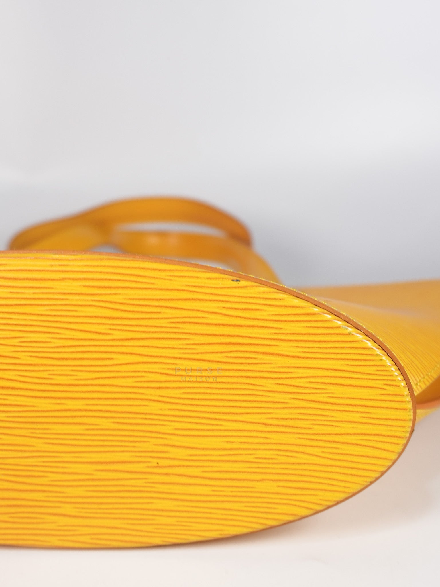 Saint Jacques Tote Bag in Yellow Epi Leather (Date Code: VI0936) | Purse Maison Luxury Bags Shop
