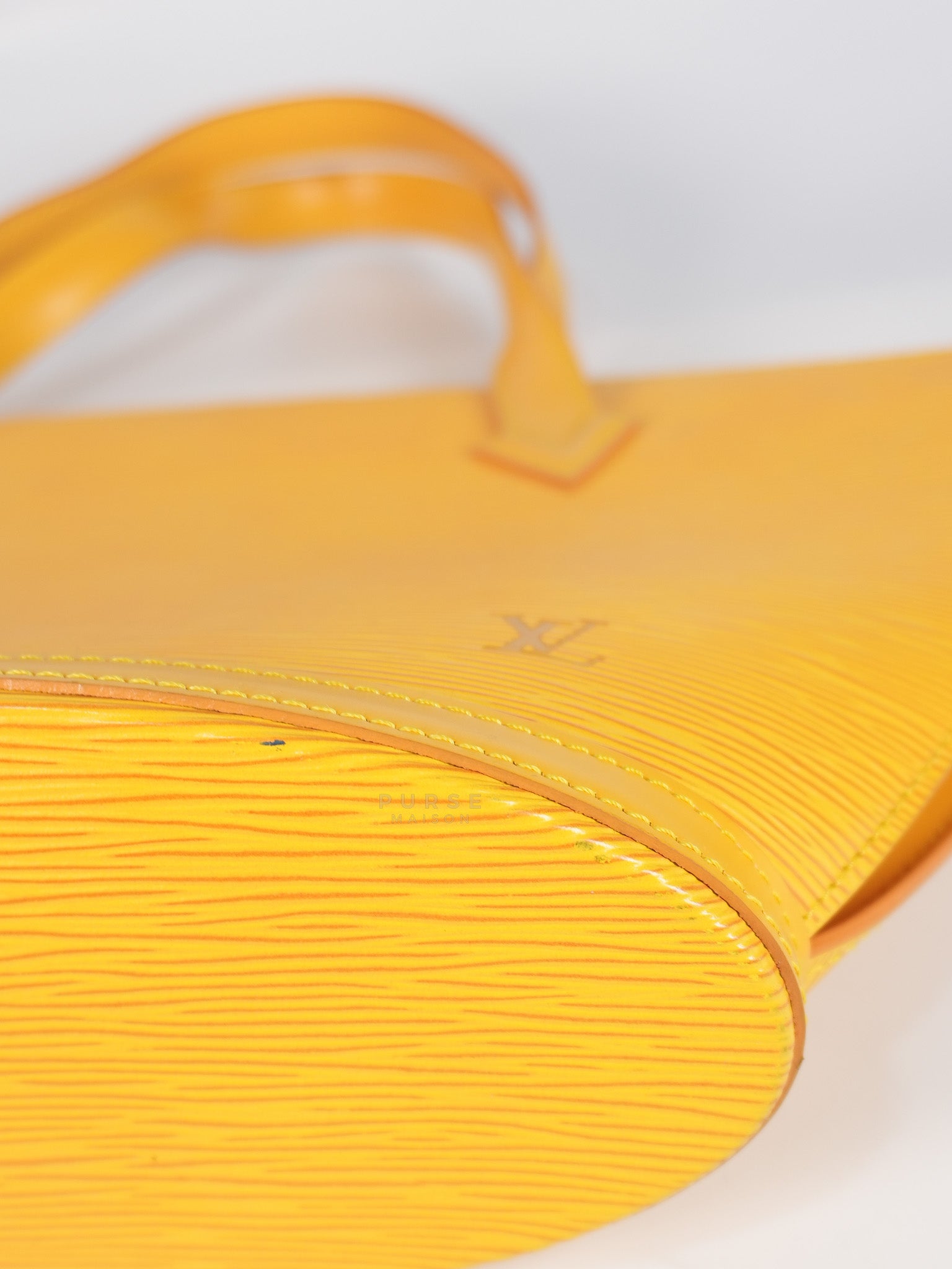 Saint Jacques Tote Bag in Yellow Epi Leather (Date Code: VI0936) | Purse Maison Luxury Bags Shop