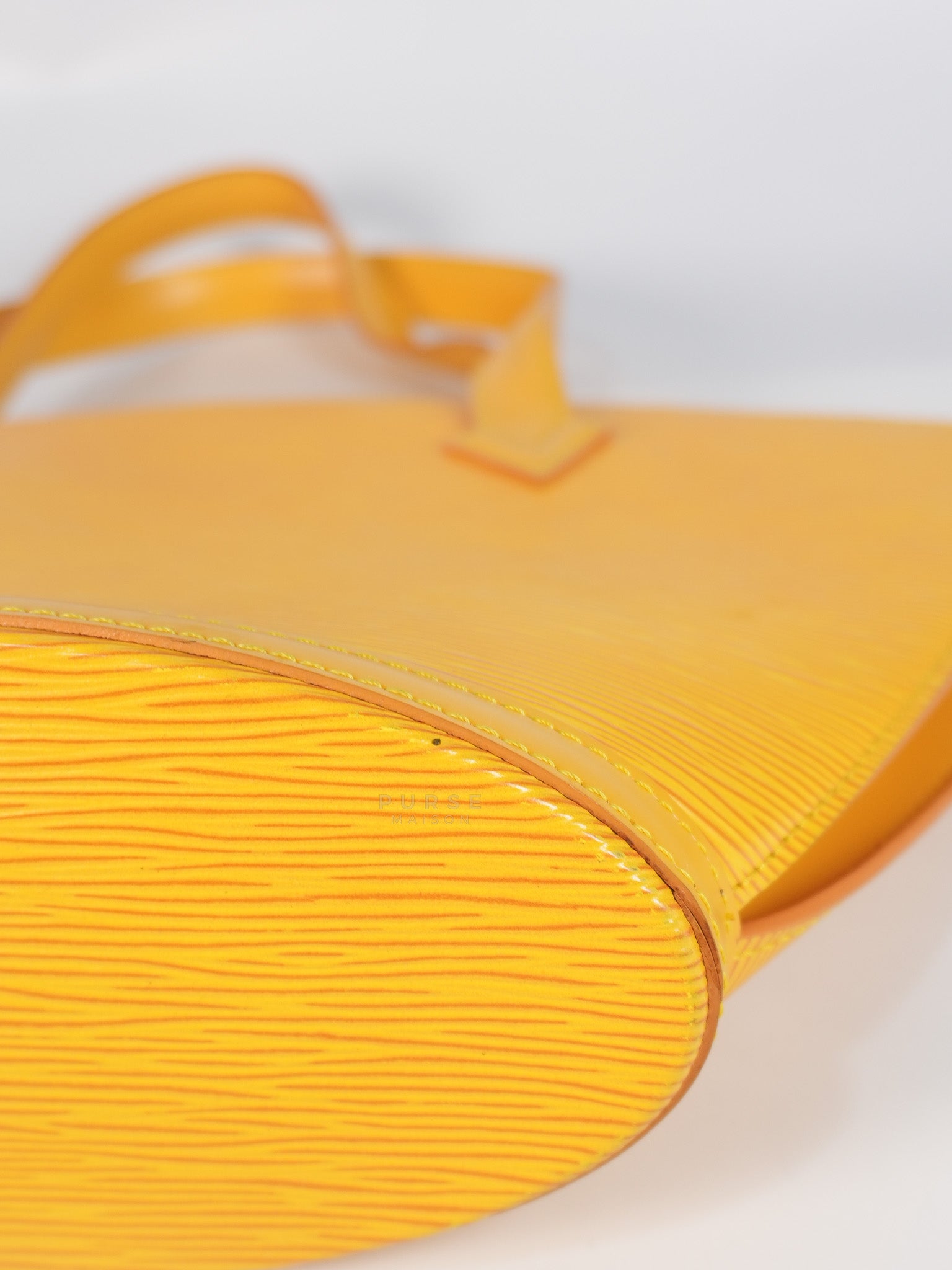 Saint Jacques Tote Bag in Yellow Epi Leather (Date Code: VI0936) | Purse Maison Luxury Bags Shop
