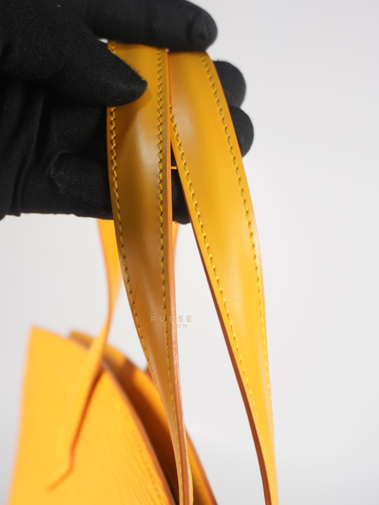 Saint Jacques Tote Bag in Yellow Epi Leather (Date Code: VI0936) | Purse Maison Luxury Bags Shop