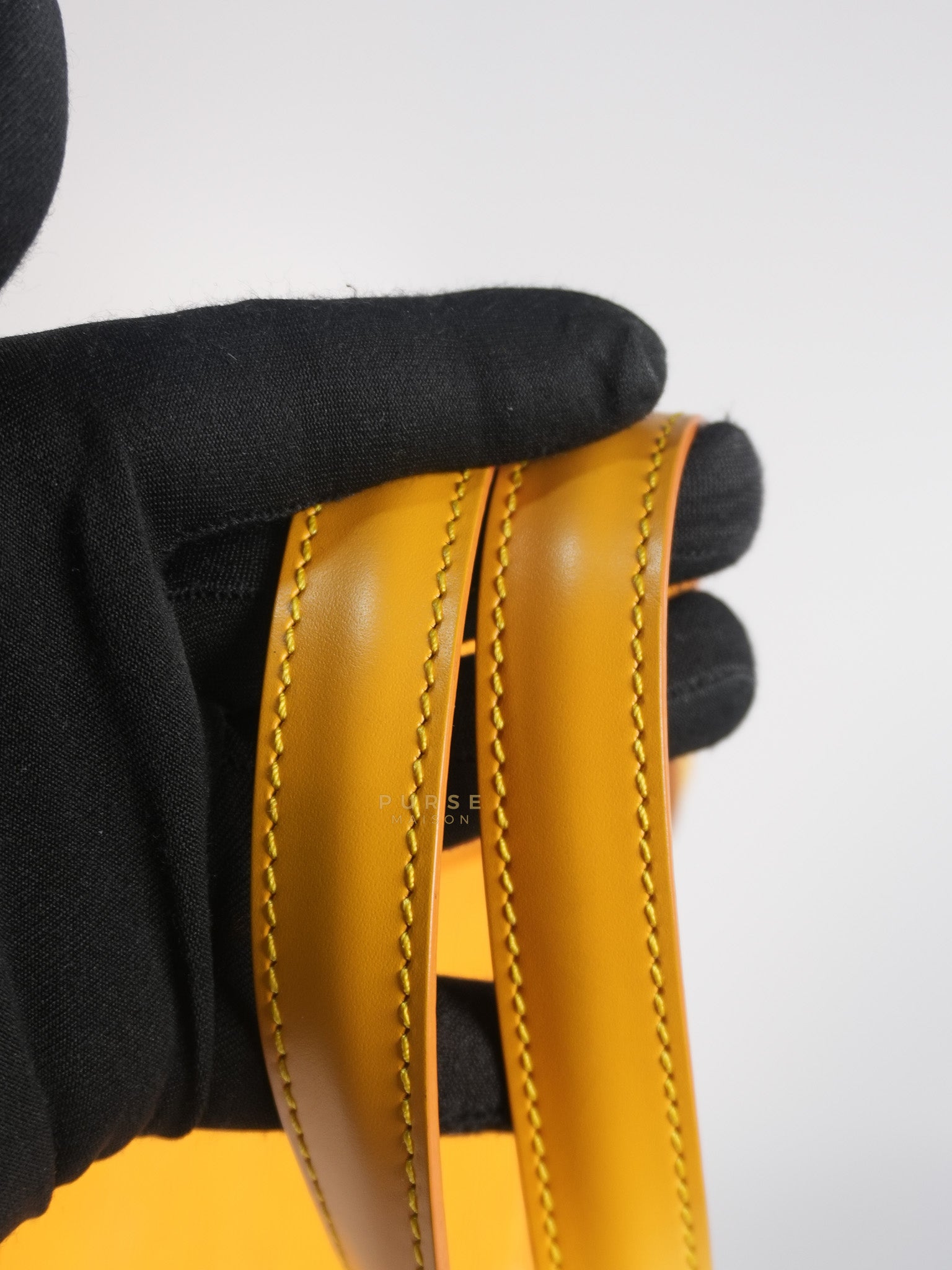 Saint Jacques Tote Bag in Yellow Epi Leather (Date Code: VI0936) | Purse Maison Luxury Bags Shop