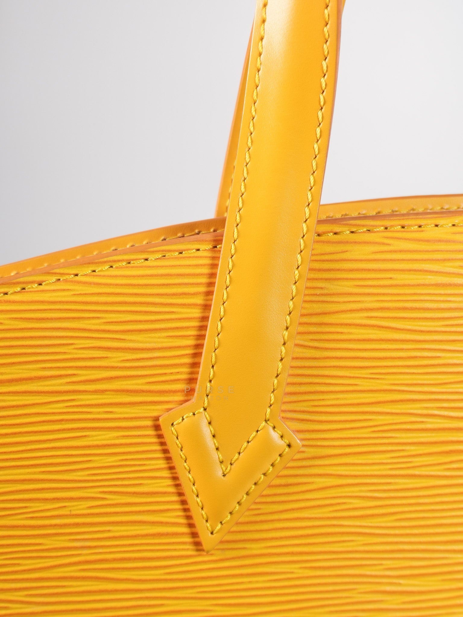Saint Jacques Tote Bag in Yellow Epi Leather (Date Code: VI0936) | Purse Maison Luxury Bags Shop