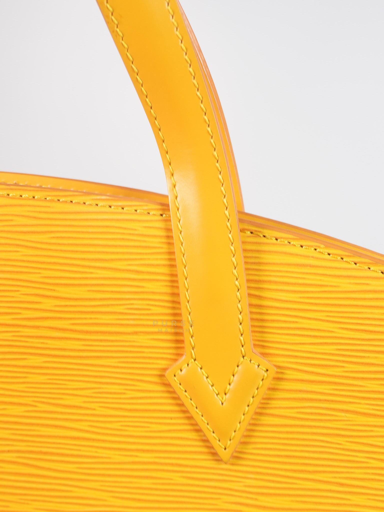 Saint Jacques Tote Bag in Yellow Epi Leather (Date Code: VI0936) | Purse Maison Luxury Bags Shop