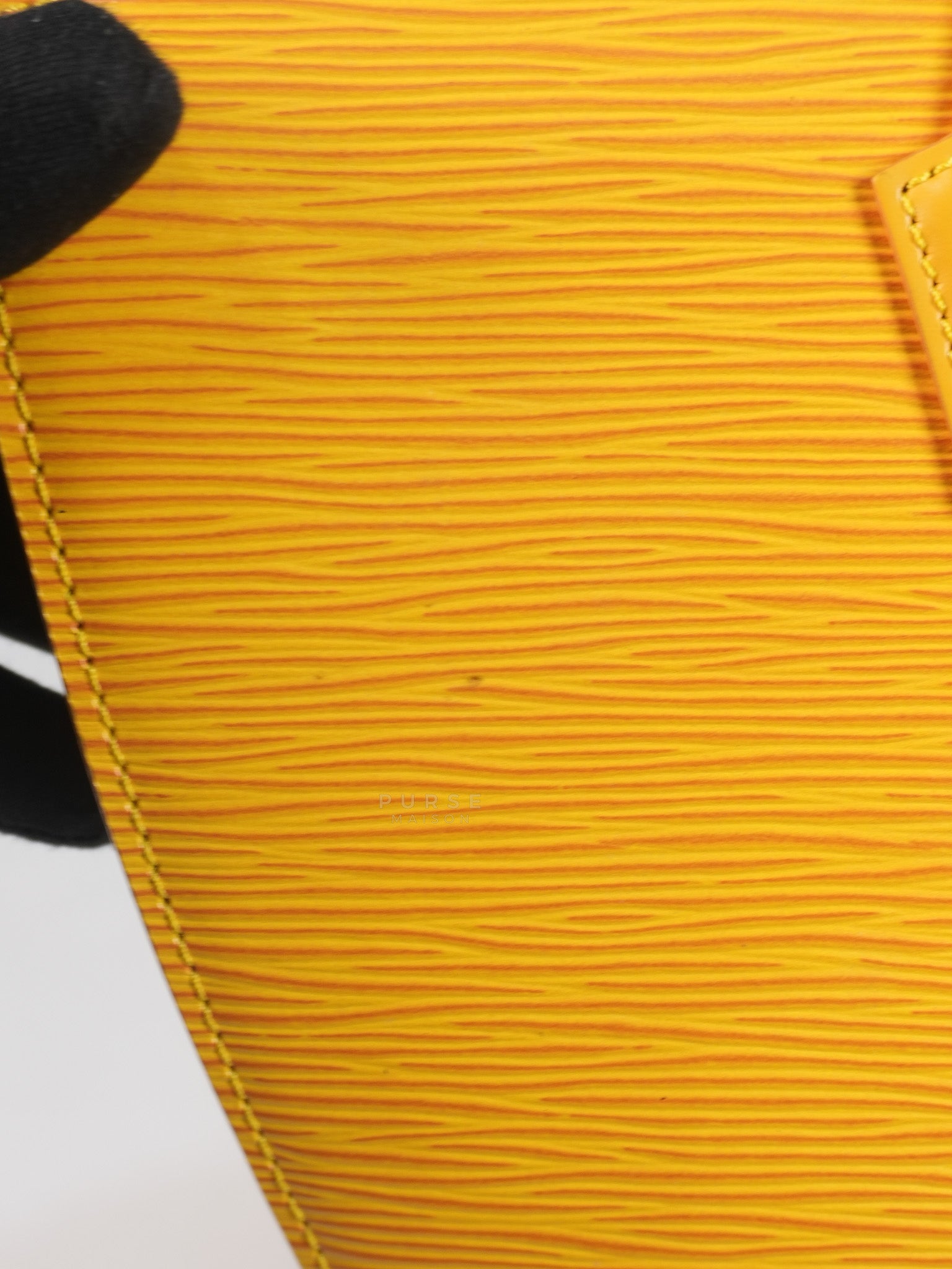 Saint Jacques Tote Bag in Yellow Epi Leather (Date Code: VI0936) | Purse Maison Luxury Bags Shop