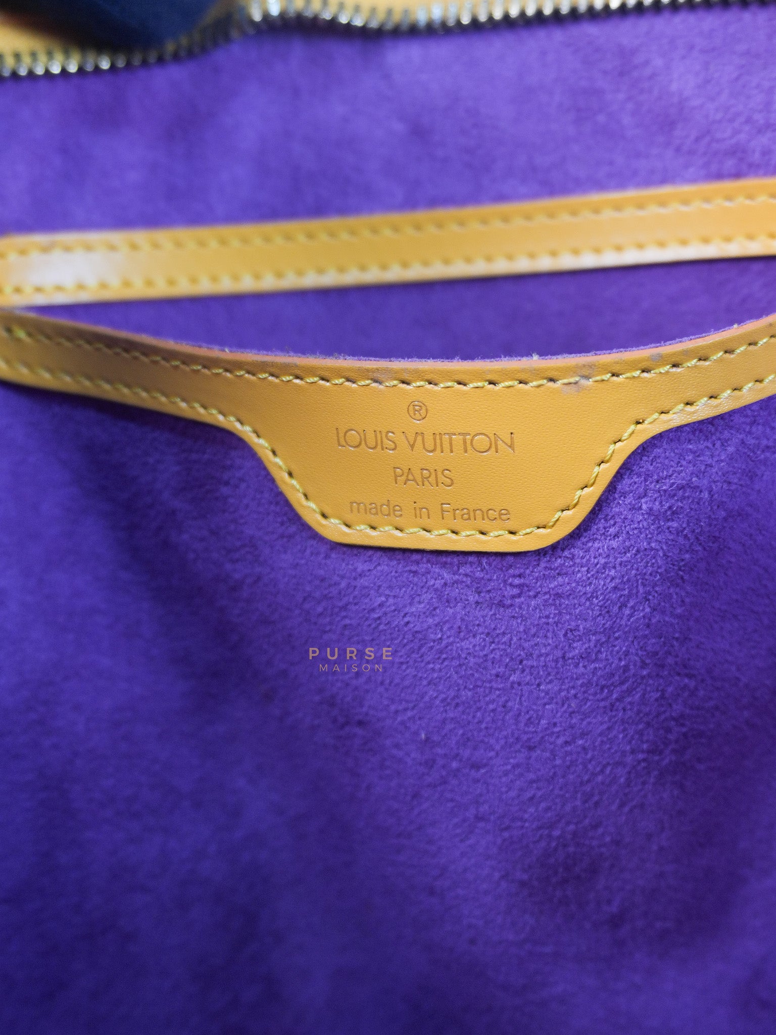 Saint Jacques Tote Bag in Yellow Epi Leather (Date Code: VI0936) | Purse Maison Luxury Bags Shop