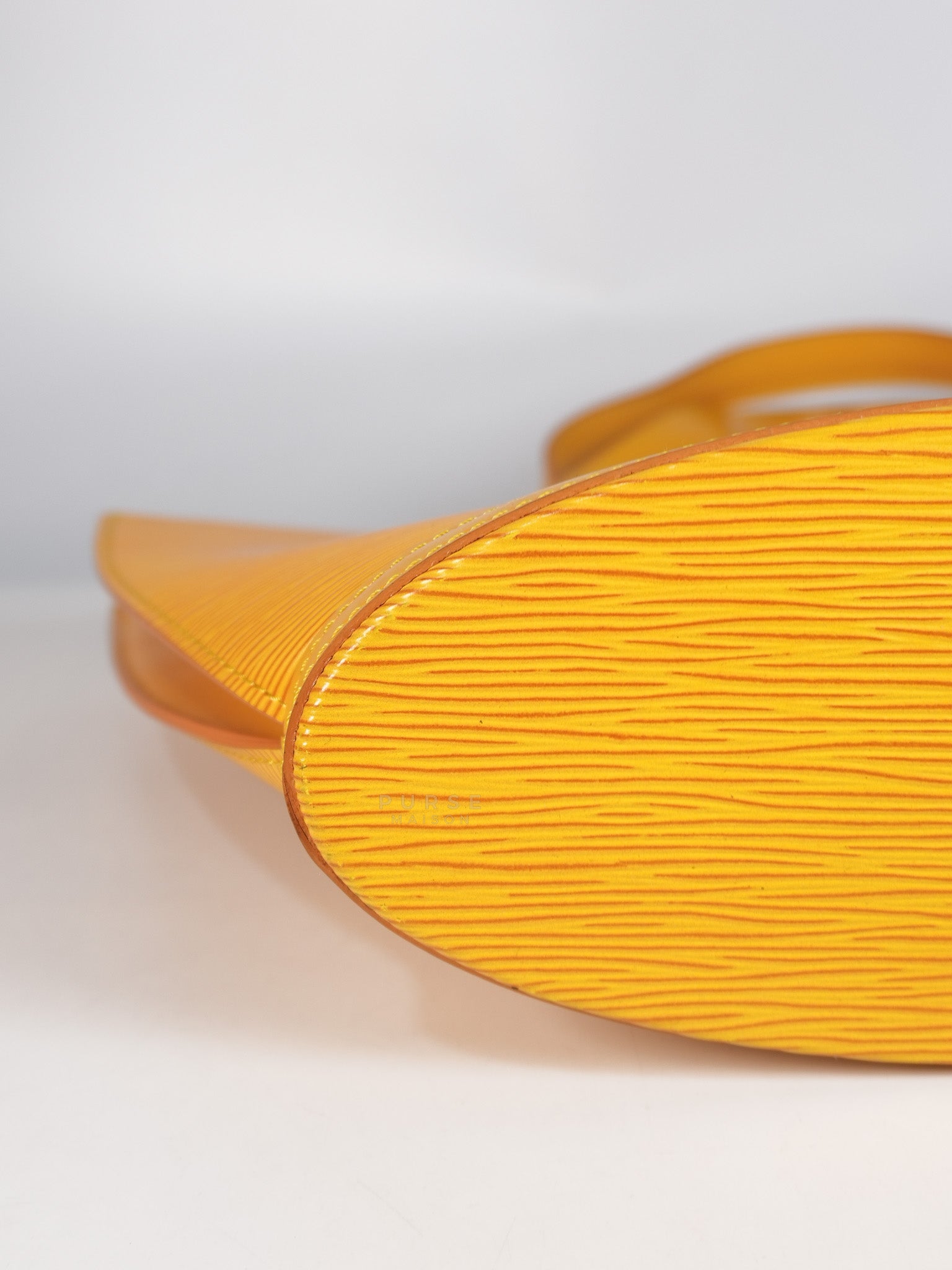 Saint Jacques Tote Bag in Yellow Epi Leather (Date Code: VI0936) | Purse Maison Luxury Bags Shop