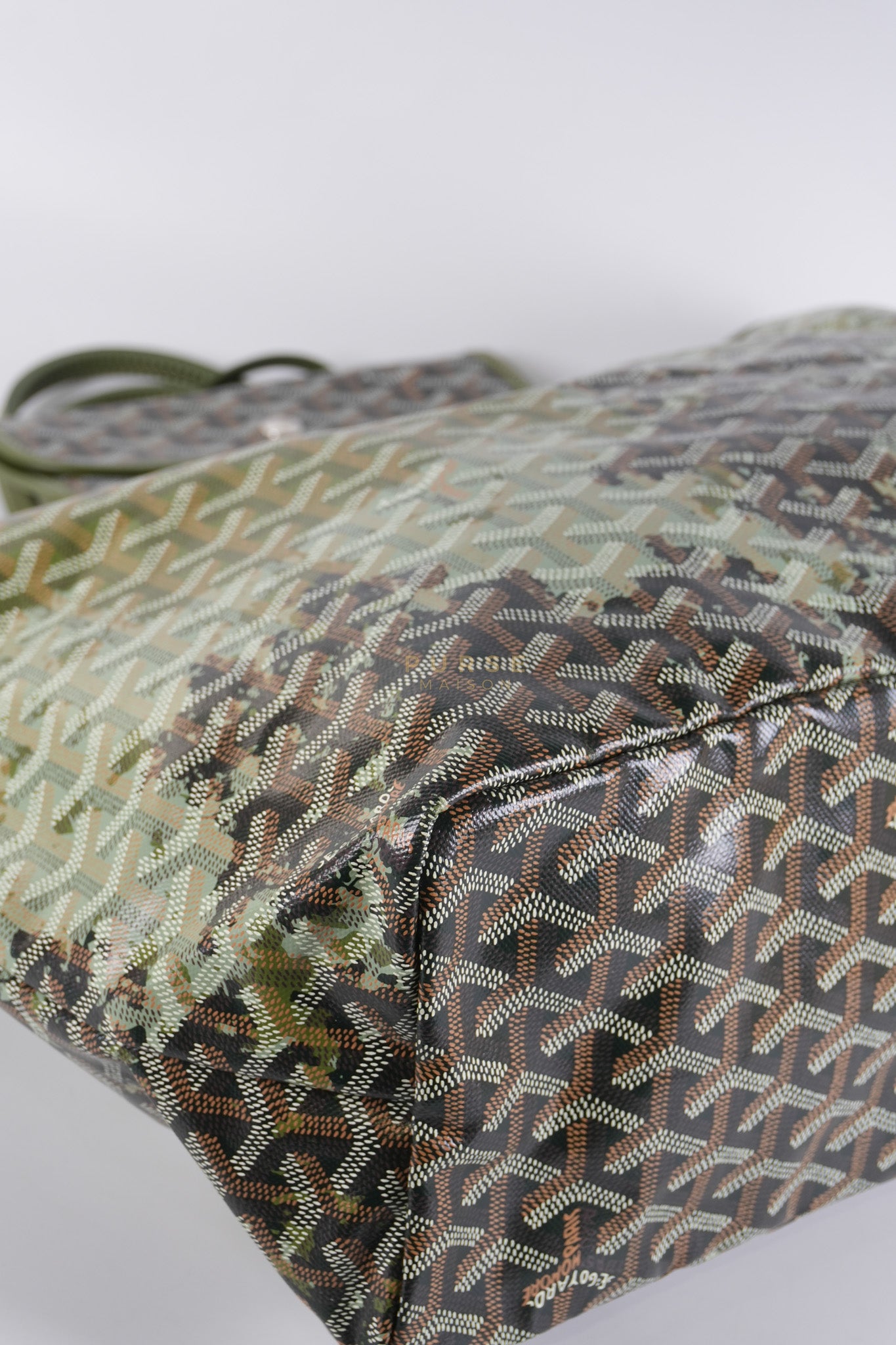 Saint Louis Canopee PM in Khaki Goyardine Canvas (Limited Edition) | Purse Maison Luxury Bags Shop