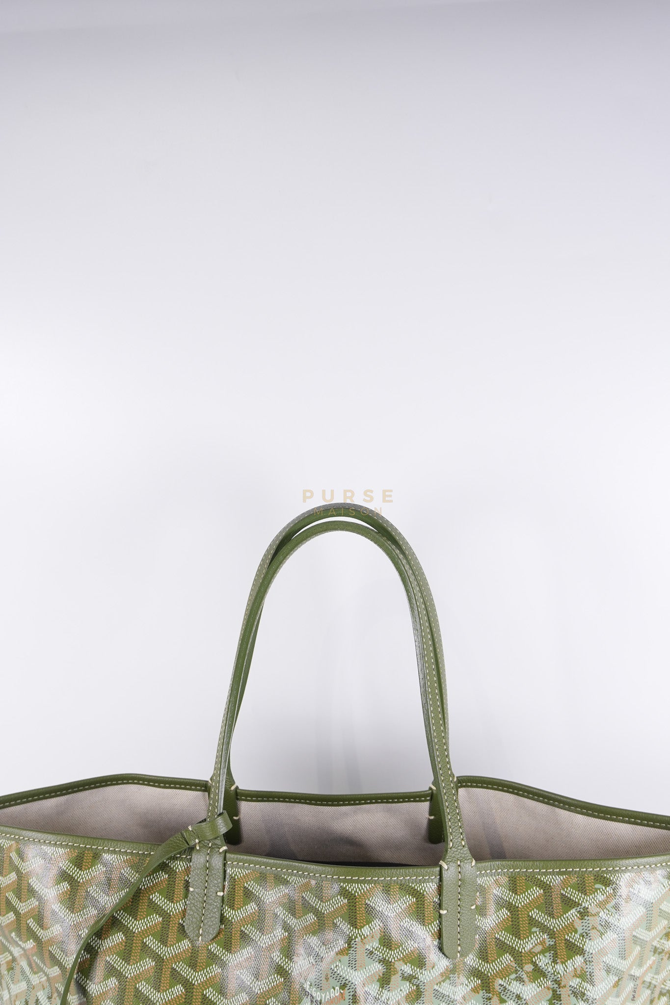 Saint Louis Canopee PM in Khaki Goyardine Canvas (Limited Edition) | Purse Maison Luxury Bags Shop