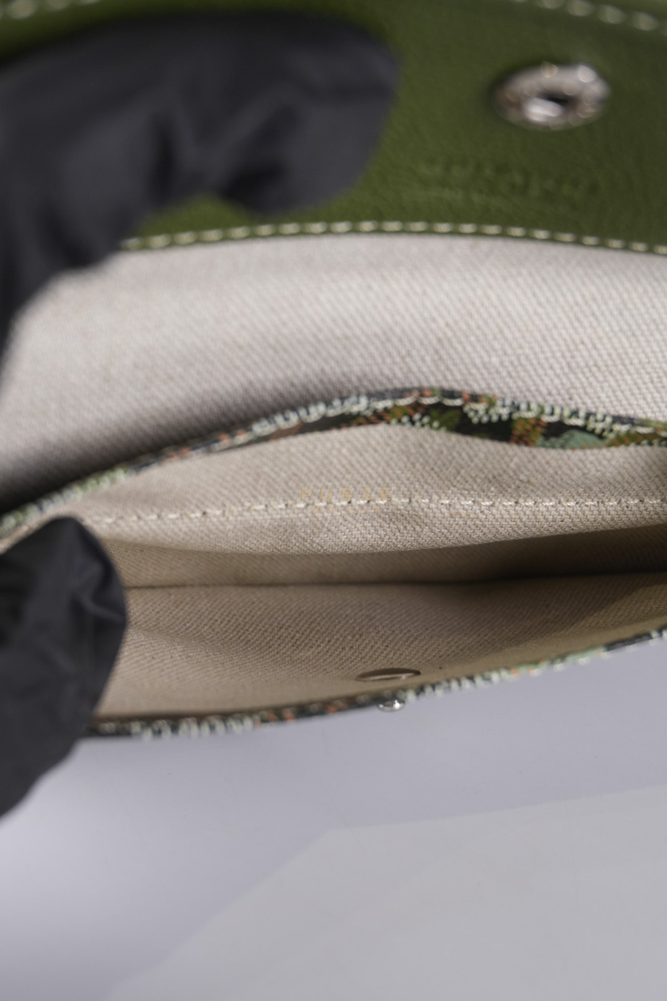 Saint Louis Canopee PM in Khaki Goyardine Canvas (Limited Edition) | Purse Maison Luxury Bags Shop