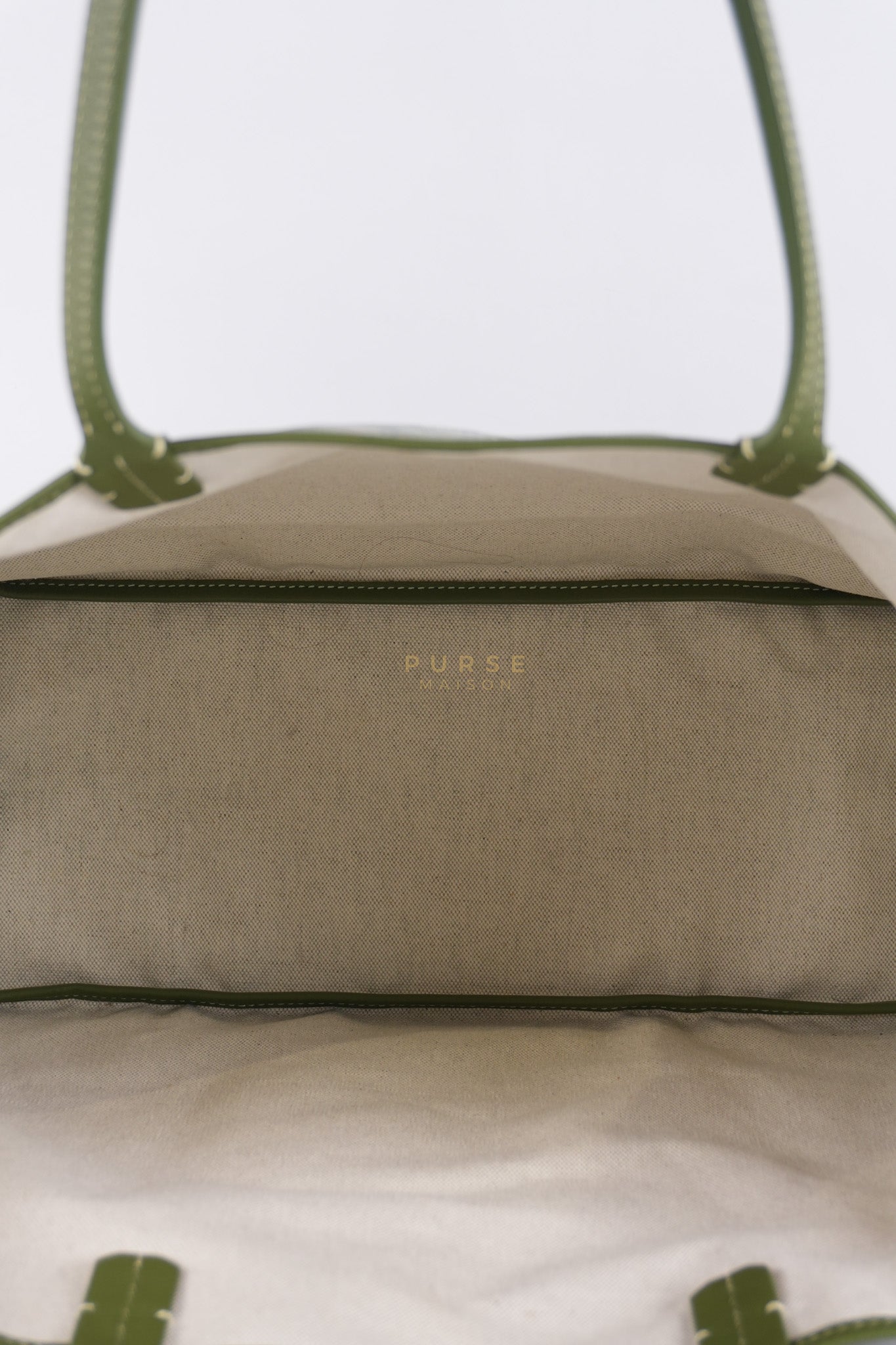 Saint Louis Canopee PM in Khaki Goyardine Canvas (Limited Edition) | Purse Maison Luxury Bags Shop