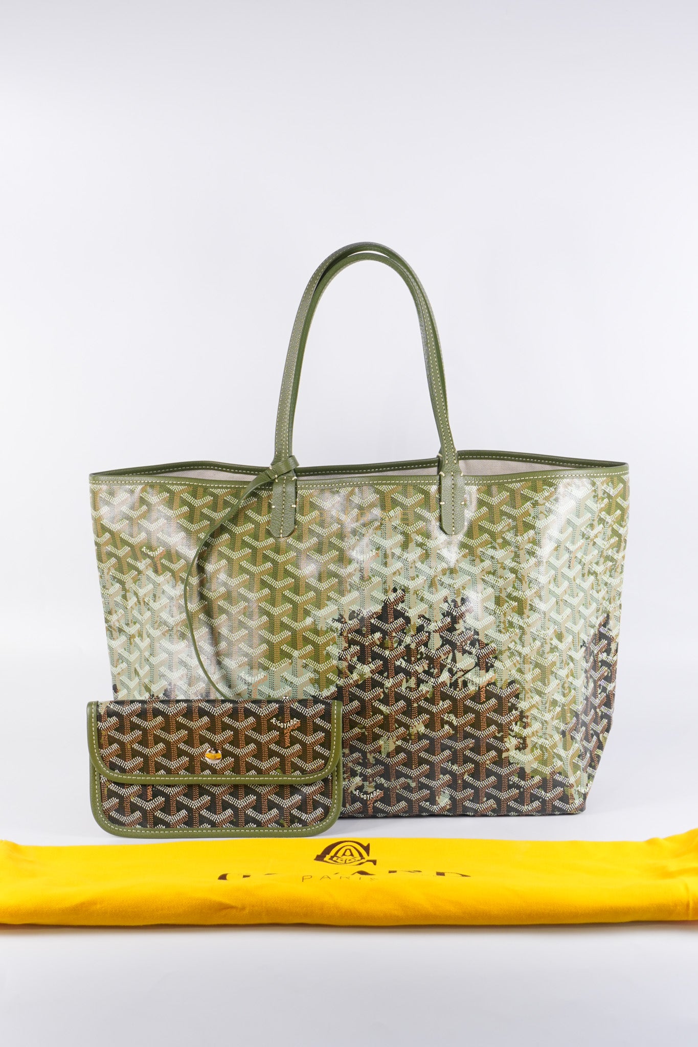 Saint Louis Canopee PM in Khaki Goyardine Canvas (Limited Edition) | Purse Maison Luxury Bags Shop