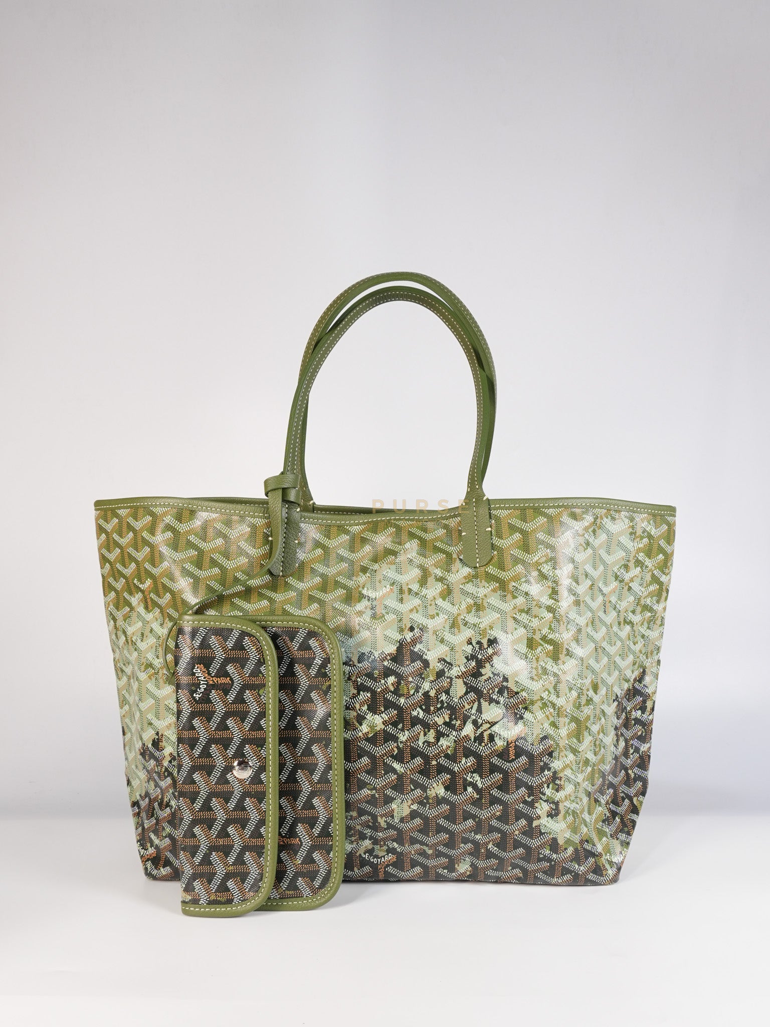 Saint Louis Canopee PM in Khaki Goyardine Canvas (Limited Edition) | Purse Maison Luxury Bags Shop