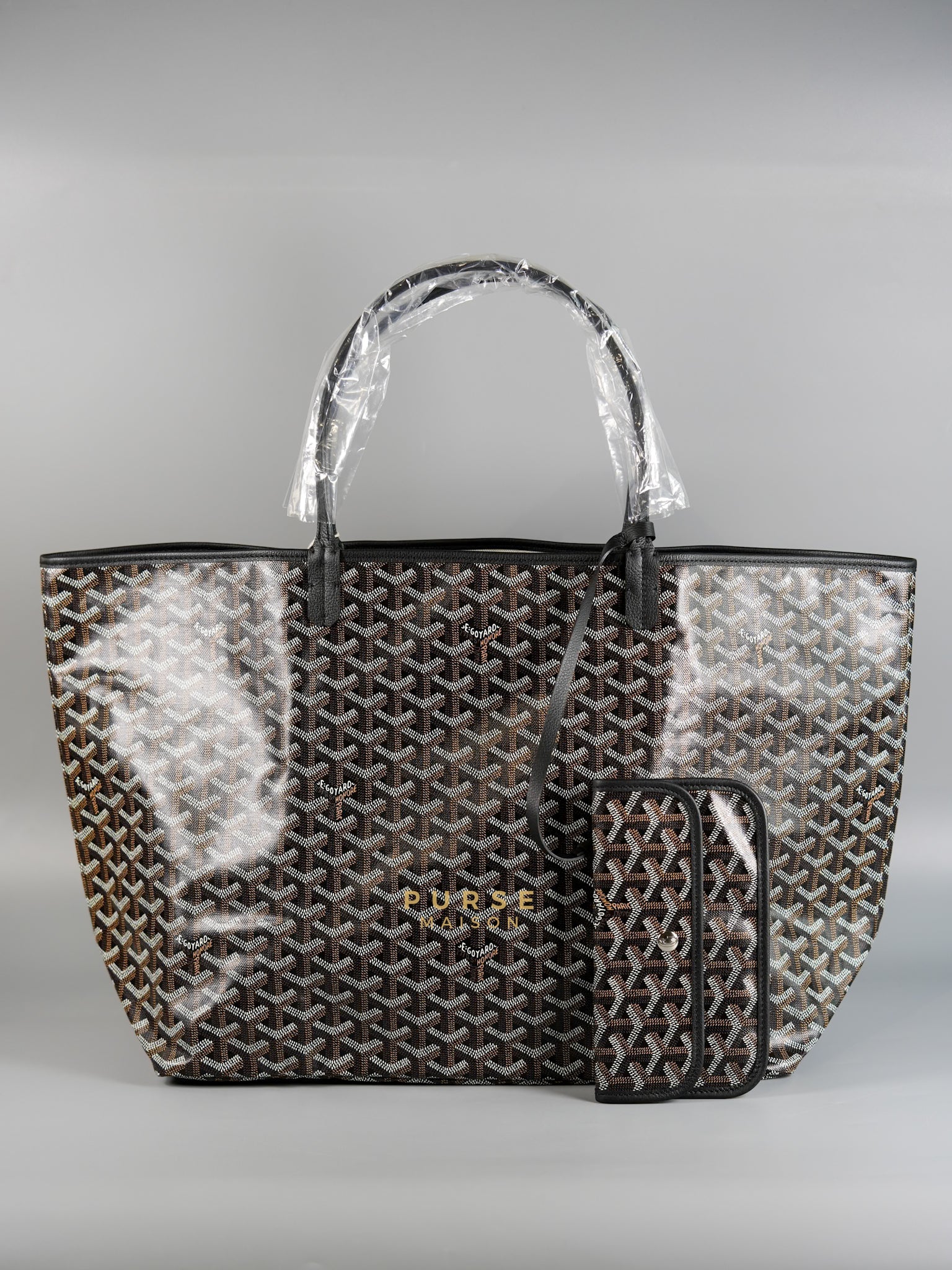 Saint Louis GM Black Tote Bag (Noir) | Purse Maison Luxury Bags Shop