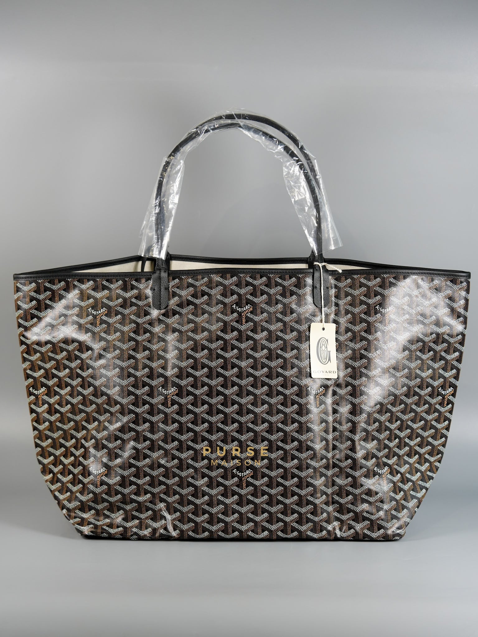 Saint Louis GM Black Tote Bag (Noir) | Purse Maison Luxury Bags Shop