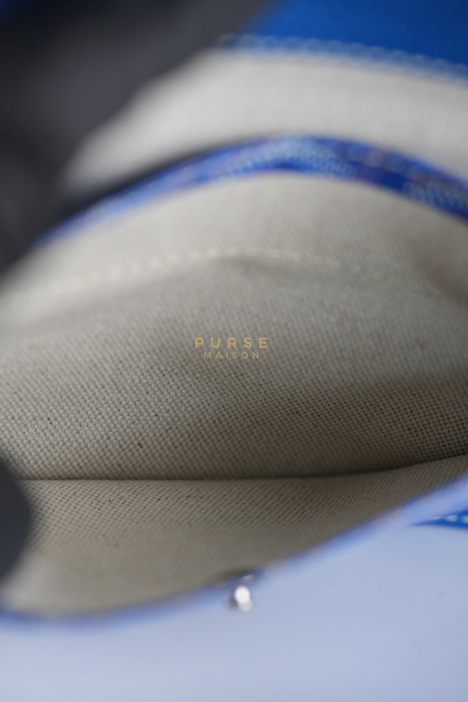 Saint Louis GM in Bleu Clair Goyardine Canvas | Purse Maison Luxury Bags Shop